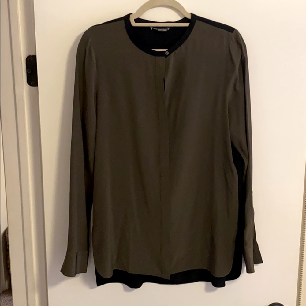 Vince Colorblock Blouse